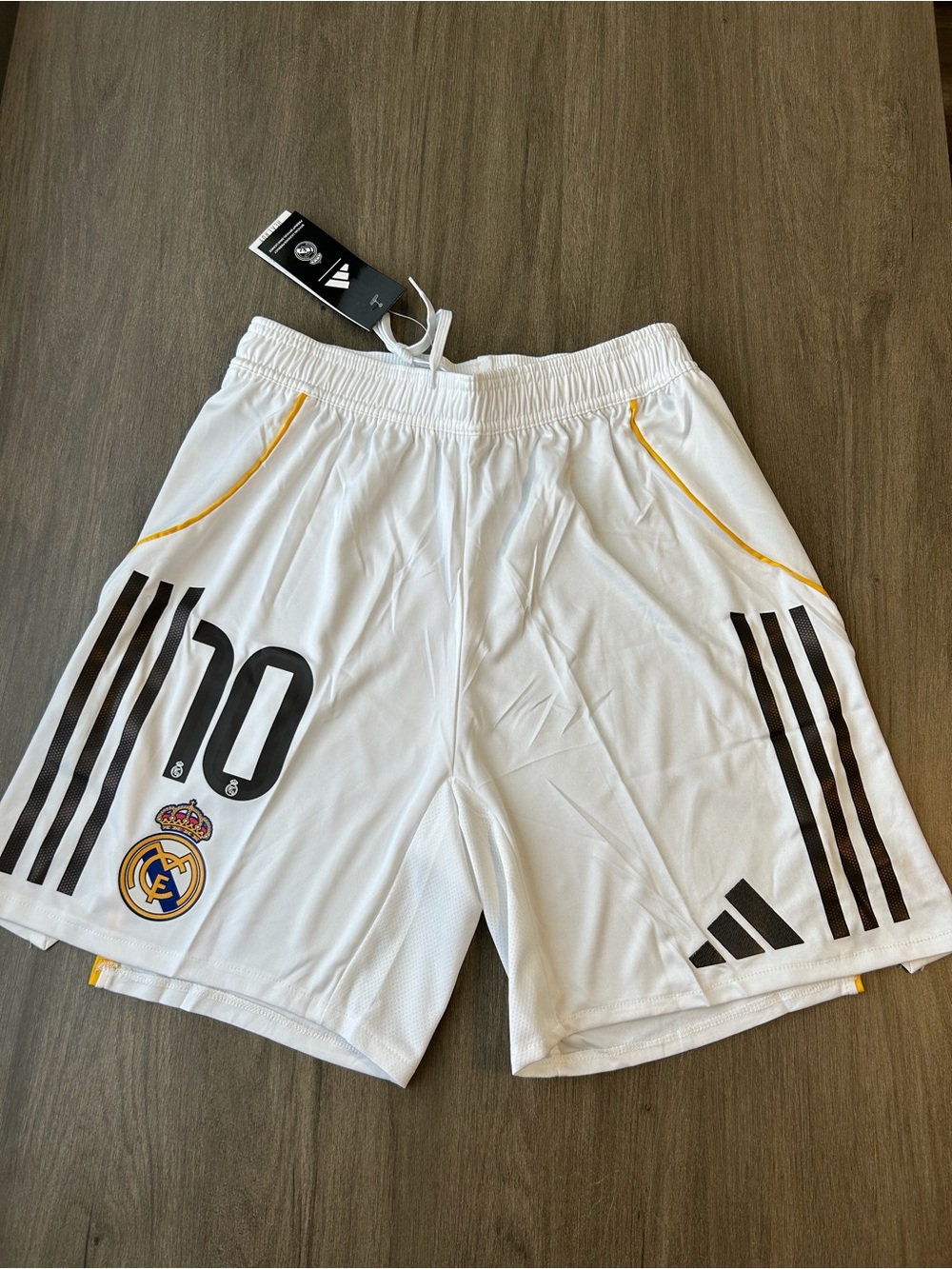 Adidas Real Madrid White Men’s Soccer Shorts